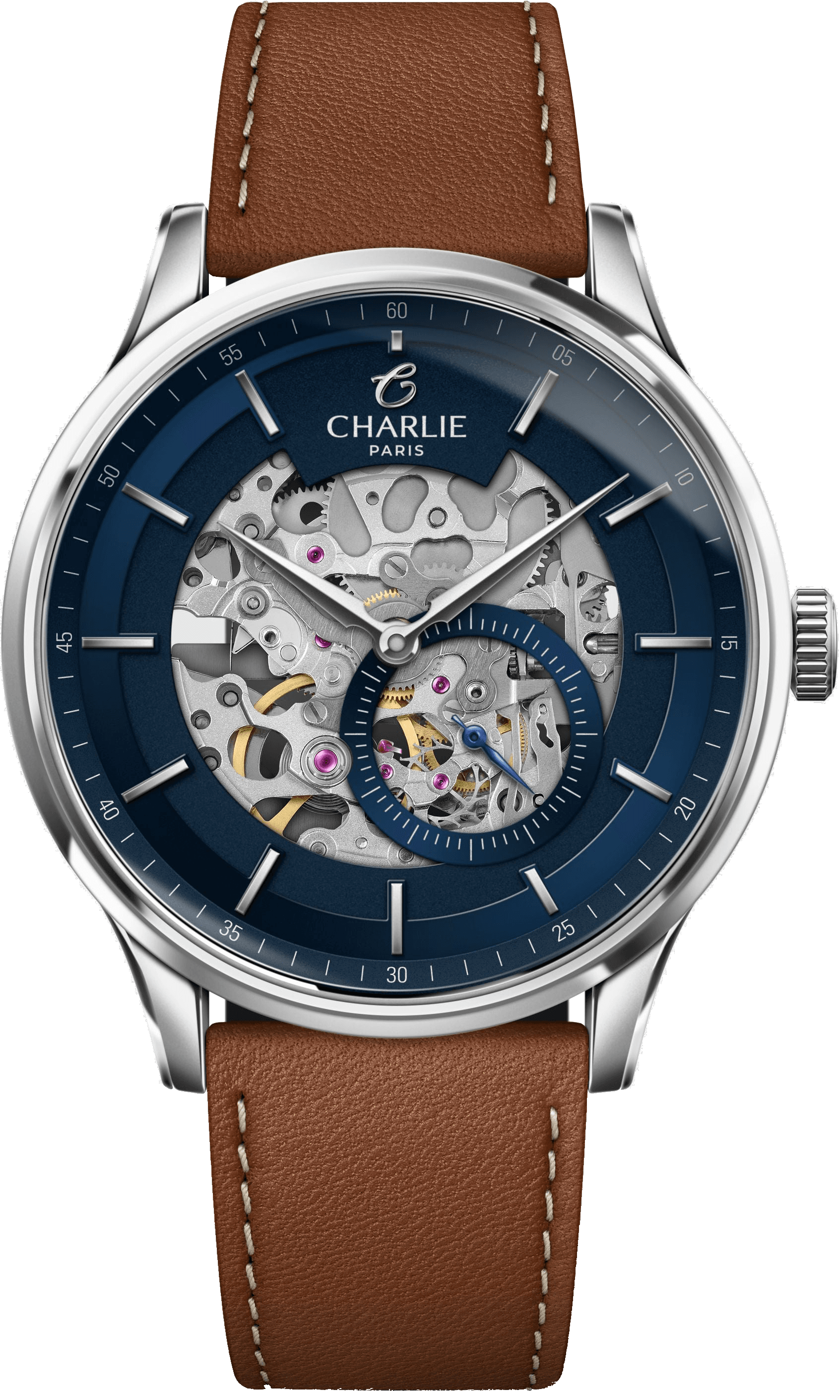 Charlie Paris brown silver blue