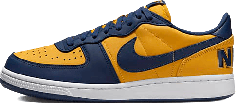 Nike yellow and blue