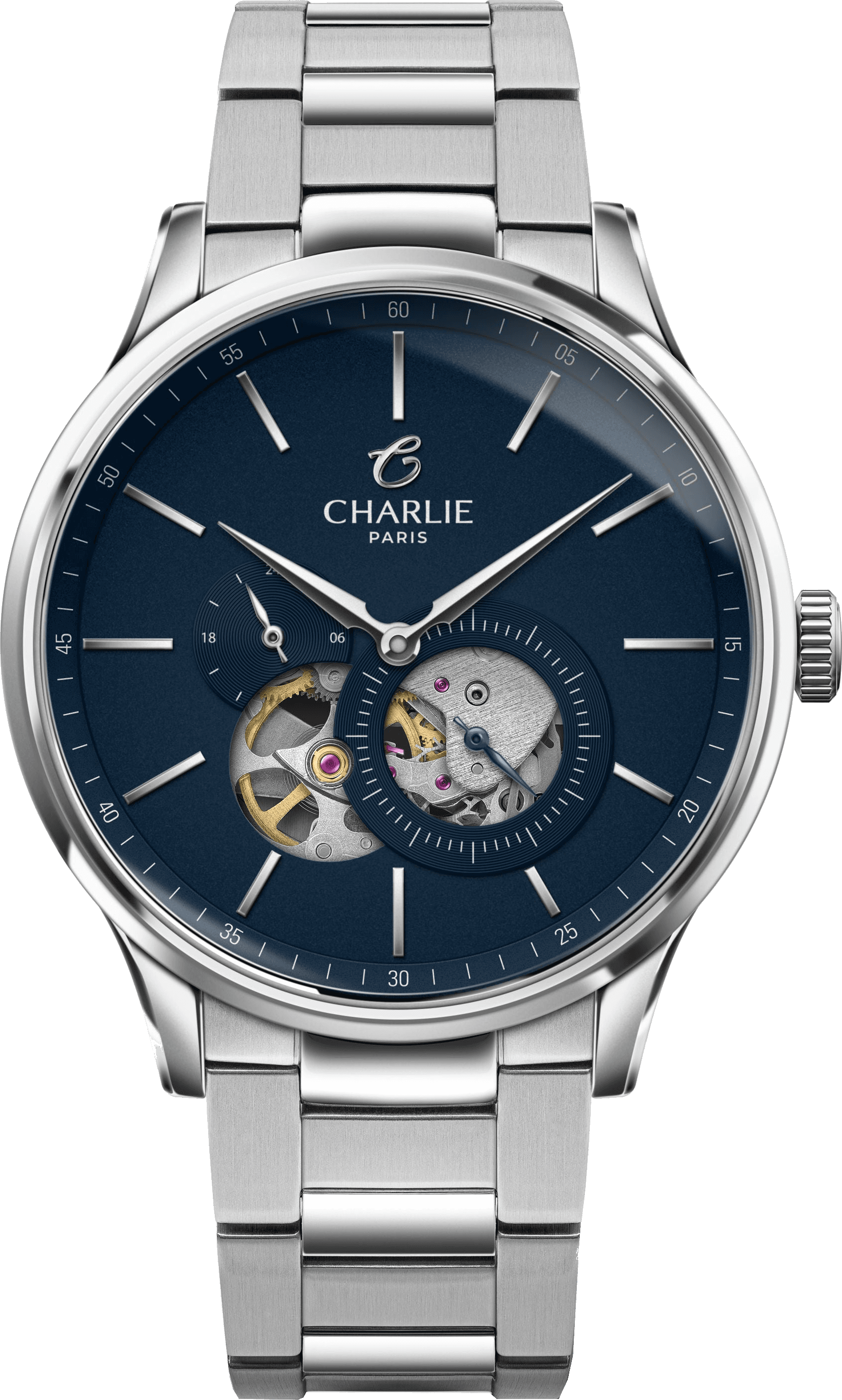 Charlie Paris silver silver blue