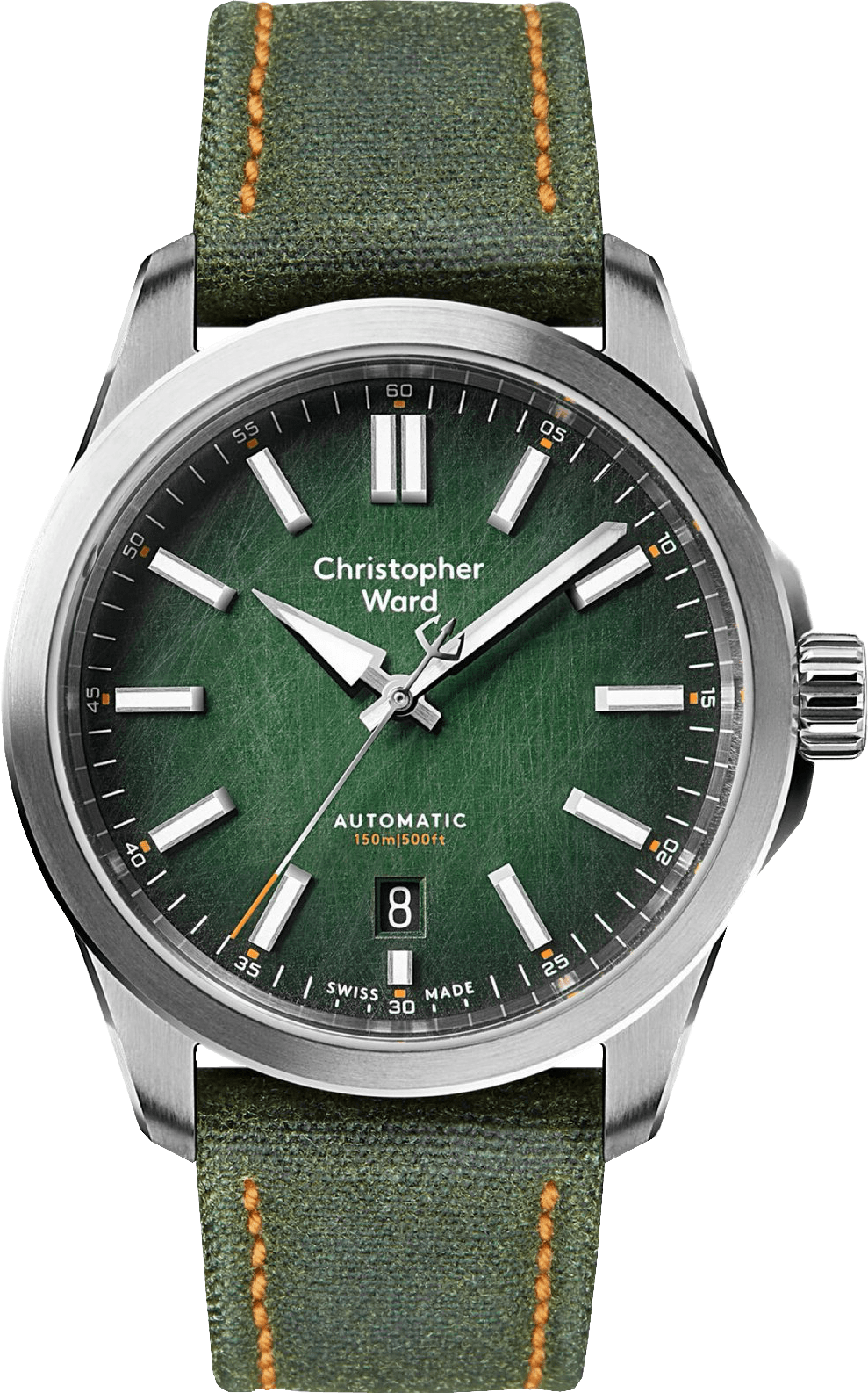Christopher Ward green silver green